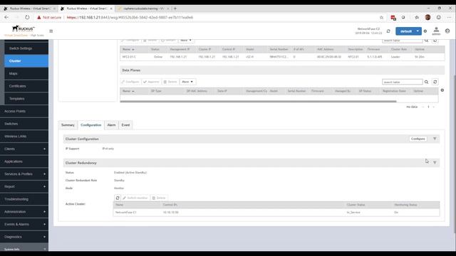 Ruckus SZ Geo-Redundancy - Active/Standby Setup Walkthrough смотреть онлайн