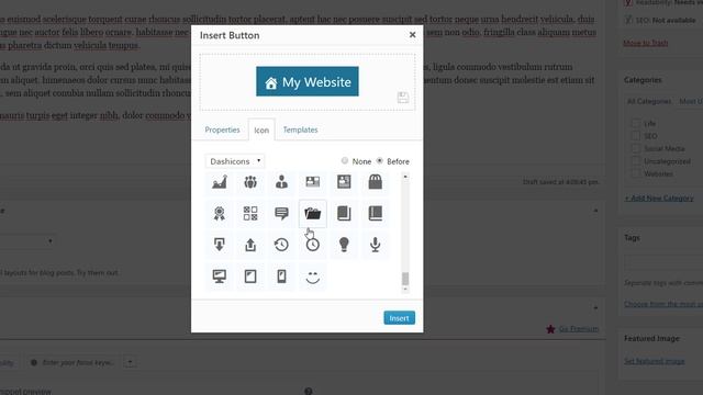 How To Add Buttons to your WordPress Posts or Pages смотреть онлайн