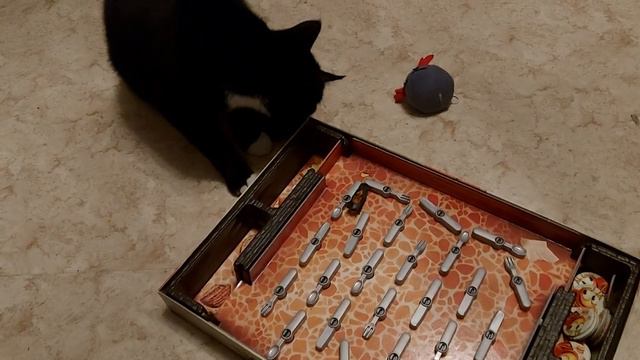 Муральчик и игра "Тараканище", кошка прикол смотреть онлайн