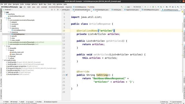 Android MVVM Retrofit Live Data JAVA Tutorial | News App in Android Studio смотреть онлайн