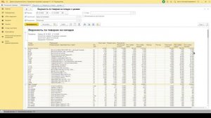Внешний отчет Ведомость по товарам на складах с закупочными и продажными ценами для 1С