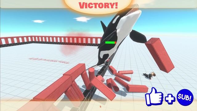 New Unit! Orca Vs Every Unit ARBS | Animal Revolt Battle Simulator смотреть онлайн