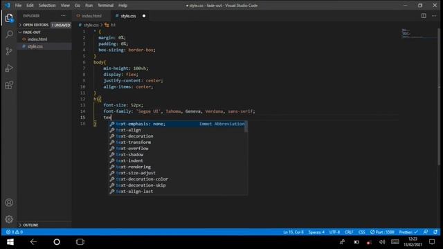 How to add fade-out animation using CSS │CSS animation │AS Tutorials смотреть онлайн