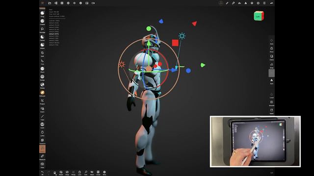 SPLITTING A CHARACTER FOR POSING (Guyver Sculpt) using the Nomad Sculpt App смотреть онлайн