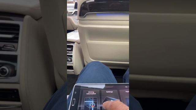 BMW Rear Entertainment 7 Series Armrest