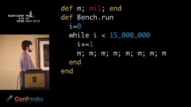 RubyConf 2009 - Rubinius in One Act OR Rubinius: A War on Two Fronts by: Evan Phoenix смотреть онлайн