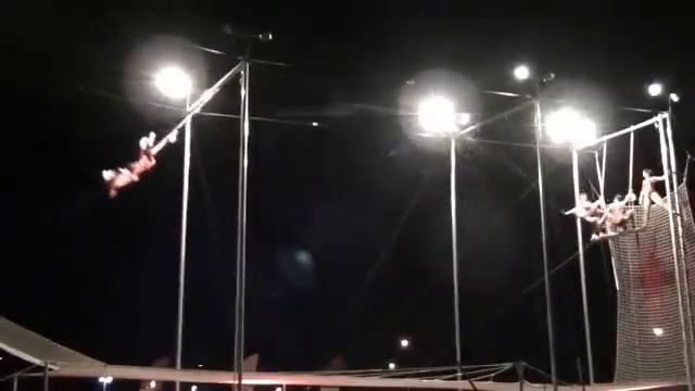 Flying Trapeze Hocks Salto Catch & Shooting Star Catch. 4th Anniversary Show. смотреть онлайн