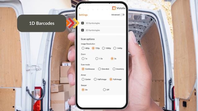 Viziotix Barcode Scanner Demo App for Mobile Devices