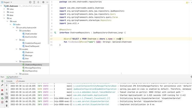 Finalizing the chatroom app - Kotlin & Spring Boot Tutorial Series - Part 6 смотреть онлайн