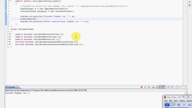 Java Interface multiplication[2] & debug (pt 34) смотреть онлайн