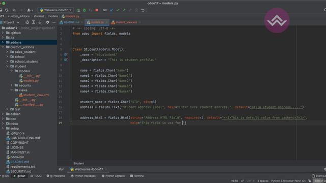 Как создать HTML-поле в руководстве по разработке Odoo 17 смотреть онлайн