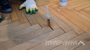 Устранение скрипа паркета