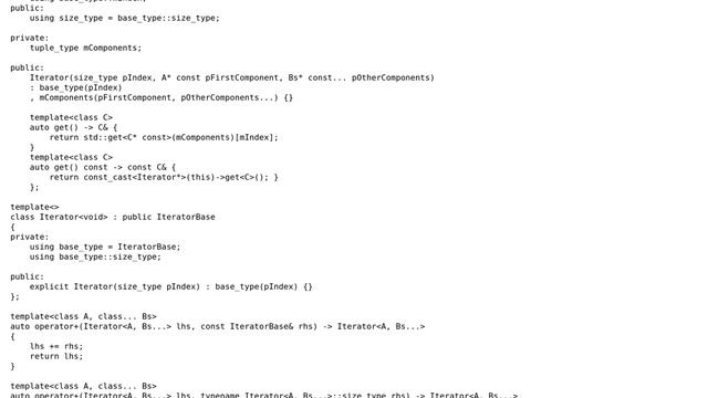 Internal Zip-like Iterator смотреть онлайн