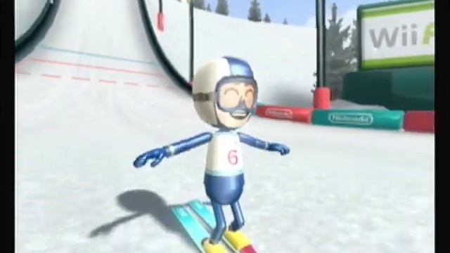 Wii Fit Plus Balance Games Playthrough Part 3: Ski Jump смотреть онлайн