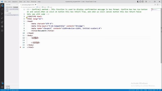 Confirm() function in javascript - 5 #confirm #javascript смотреть онлайн