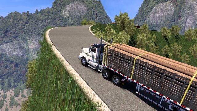 ¡CLASICO VOLVO CON 60T EN LOMAS IMPOSIBLES DE SUBIR! / EXTREMO EP 2 / American Truck Simulator смотреть онлайн