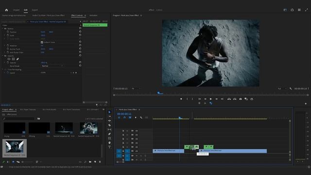 Picture Drawing Paper Collage Transition (Digital Mixed Media)