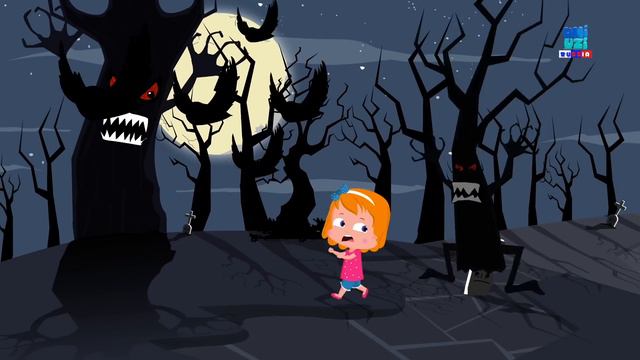 Kaboochi Хэллоуин танцевальный и страшные песня для детей от Umi Uzi смотреть онлайн