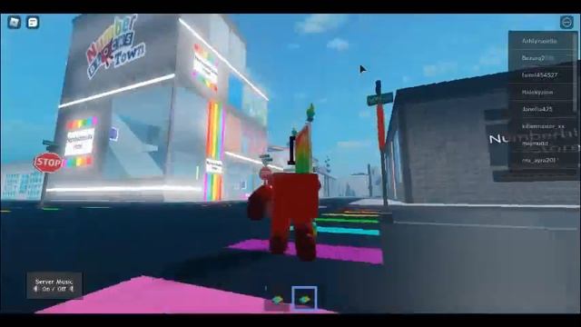 Numberblocks One in Roblox riding a rainbow carpet || Watch me play! смотреть онлайн