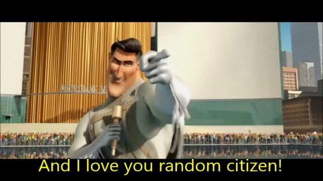 Megamind - And I love you random citizen! смотреть онлайн