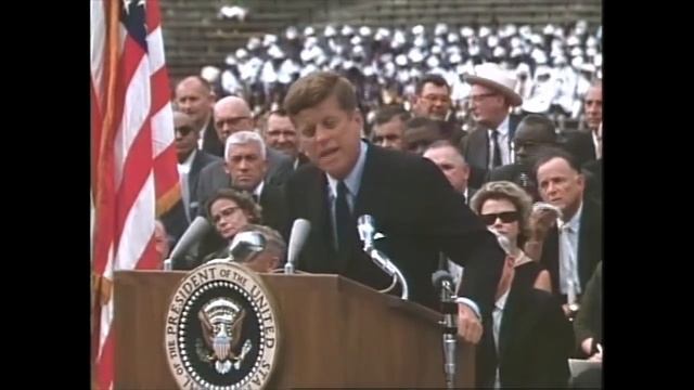 "Why go to the moon?" - John F. Kennedy at Rice University смотреть онлайн