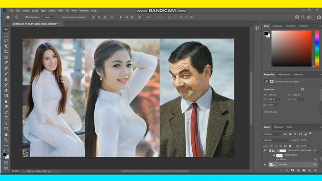 How to Change Color photo on Adobe Photoshop 2021 - Tutorial смотреть онлайн