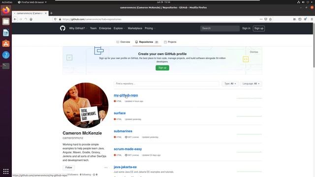 How to create a bare git repo with init and update example смотреть онлайн
