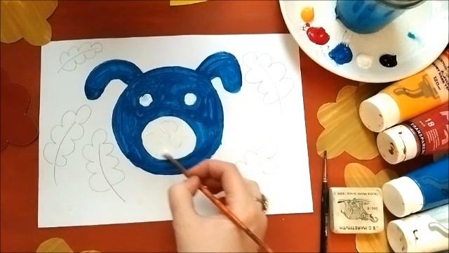 БЕСПЛАТНЫЙ Видеоурок Рисуем щенка. смотреть онлайн