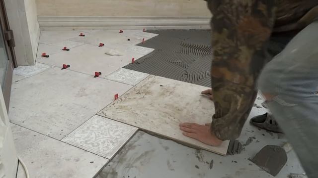 Укладка керамогранита на открытом балконе. смотреть онлайн