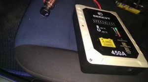 Второе небольшое испытание для пускового конденсаторного устройства BERKUT SPECIALIST JSC-450