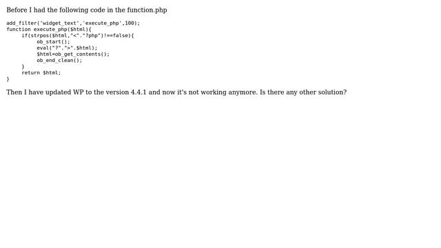 Wordpress: How to run PHP code in Text Widget with no plugin in WP 4.4? (2 Solutions!!) смотреть онлайн