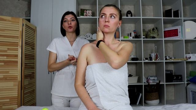 Как правильно делать массаж шеи себе и близким смотреть онлайн