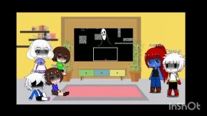 Реакция Undertale на гастера