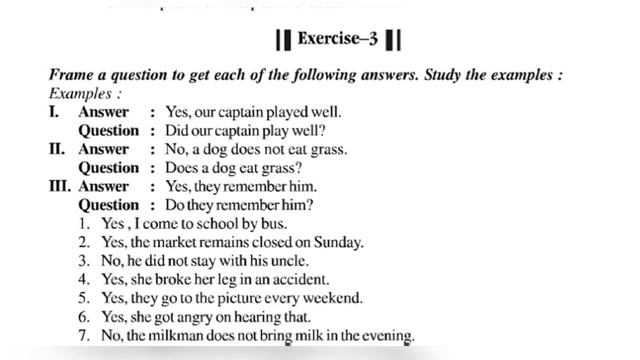 UP BOARD | Class 10 | Interrogative Sentence | Rules | Change into Negative | Examples | Exercises смотреть онлайн