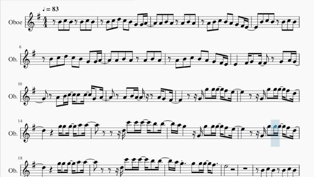 Oboe Sheet Music: How to play Children of the Sky (A Starfield Song) by Imagine Dragons смотреть онлайн