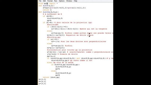 Distance Point, Segment / Droite avec Python смотреть онлайн