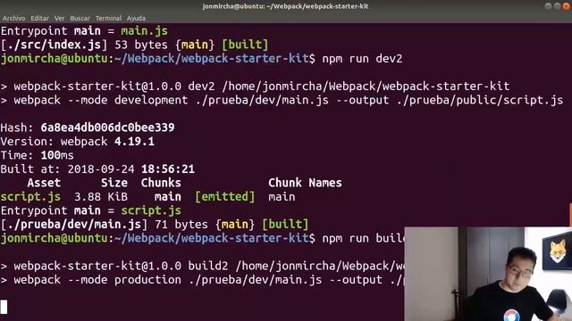 Modos producción y desarrollo EN webpack CURSO #4 смотреть онлайн