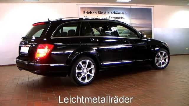 Mercedes-Benz C 180 T Avantgarde 2009 Obsidianschwarz 1F403894 www.autohaus.biz/czychy смотреть онлайн