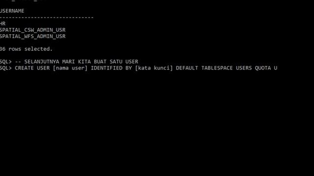 Create User on Oracle смотреть онлайн