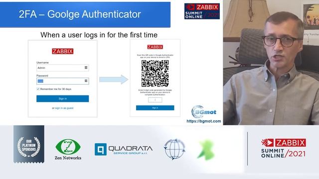 Two factor authentication for Zabbix by Evgeny Yurchenko BGmot Inc. / Zabbix Summit Online 2021 смотреть онлайн