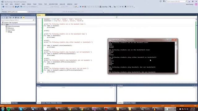 Python - Sets смотреть онлайн