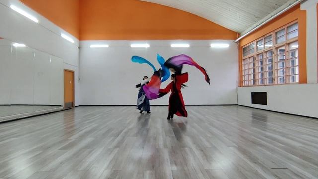 Китайский фолк- танец с вейлами смотреть онлайн
