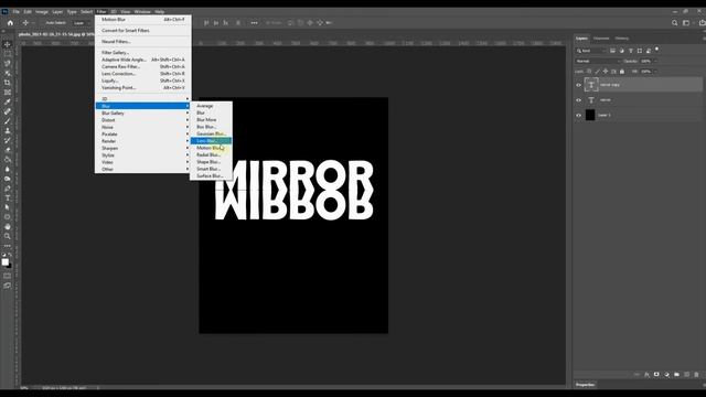 КАК СДЕЛАТЬ ОТРАЖЕНИЕ В ФОТОШОПЕ / ADOBE PHOTOSHOP смотреть онлайн