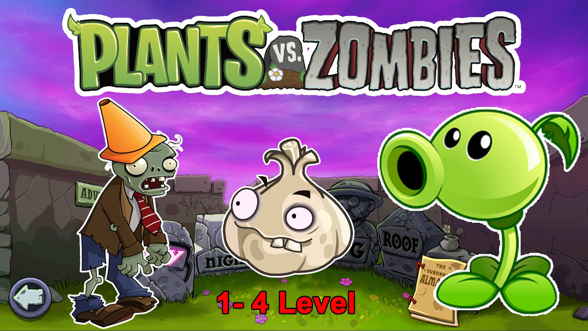 Растения против Зомби| Plants vs Zombies Let's Play #1 смотреть онлайн