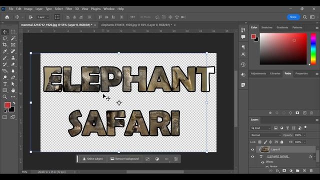 Clipping Mask In Photoshop - Step By Step Tutorial | Photoshop Tutorial
