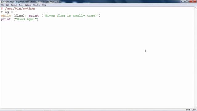 Python - While Loop Single Statement Suites смотреть онлайн