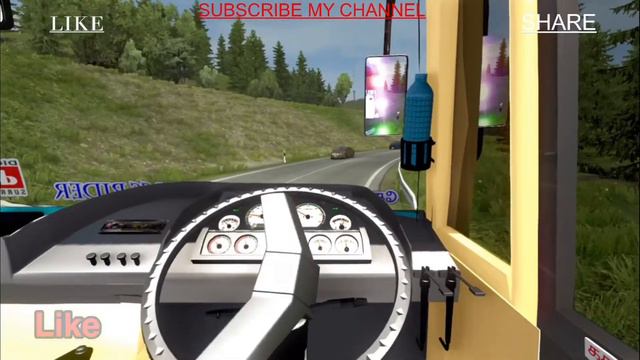 Covai To Madurai TNSTC Ride | Euro Truck Simulator 2 V 1.39.0 | Bus Mode For v 1.39 смотреть онлайн