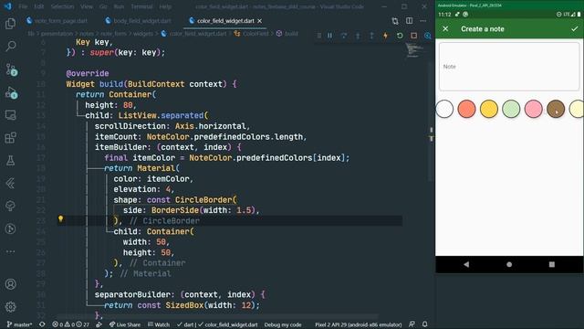 Flutter Firebase & DDD Course [26] - Color Field смотреть онлайн