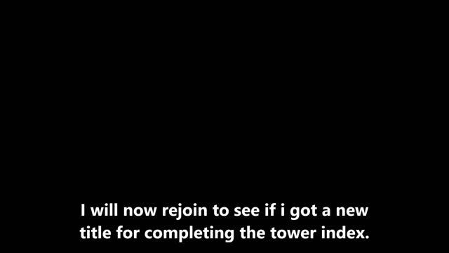 What happens if you complete the Tower Index on UTD? смотреть онлайн