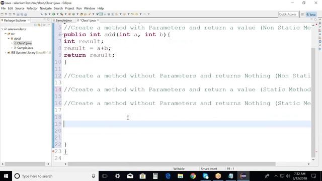Selenium Lesson 6: Java Program Structure, Java Sample Program|Java for Selenium|G C Reddy| смотреть онлайн